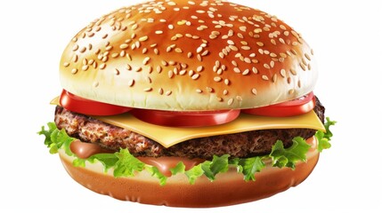 Burger Png Background hyper realistic 