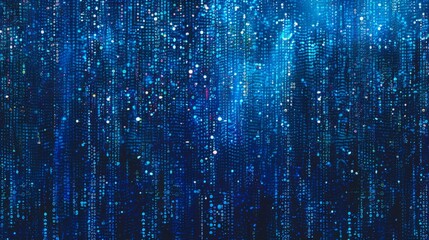 Colorful background blue binary code, code used in digital computers, based on a binary number system in which there are only two possible states, off and on, usually symbolized by 0 and 1.