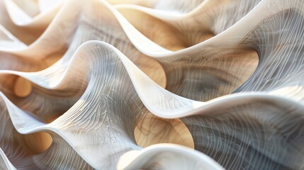 Wallpaper texture with a close-up view of abstract, organic lines that weave and flow, evoking the subtle complexity and beauty of natural patterns