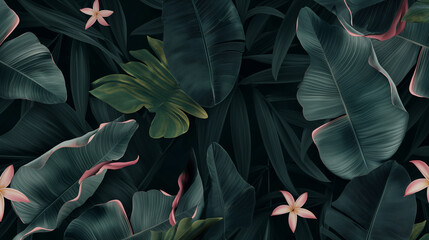 Plantas verdes tropicais - wallpaper HD
