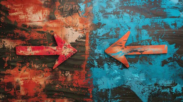 An illustration of a conflict mediation concept, depicting a professional mediator facilitating a settlement and peace agreement process between two opposing parties to resolve a dispute.