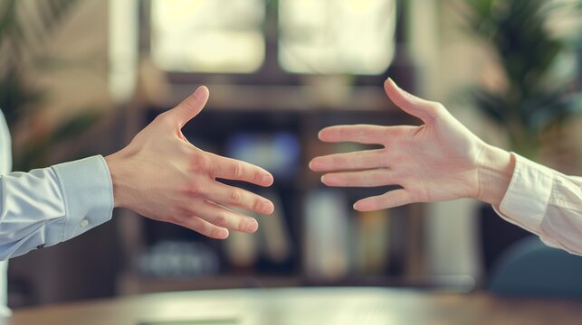 An illustration of a conflict mediation concept, depicting a professional mediator facilitating a settlement and peace agreement process between two opposing parties to resolve a dispute.