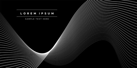 Dynamic curve stripe line abstract background