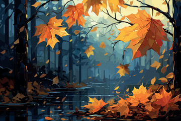 Pastel colors flowers in the light watercolor background watercolor card with lavender and wild herbs