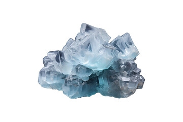 Fototapeta premium Rock Salt isolated on transparent background.