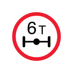 6 t height vehicle icon