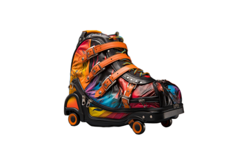 Roller Bag isolated on transparent background.