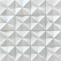 White square geometric ceramic tile wall background