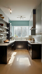 Avant-Garde Kitchen Extravaganza, background for cellphone, mobile phone, ios, android, instagram stories