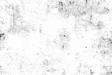 Abstract Grunge Texture Illustration, Distressed Overlay in Black and White Vector