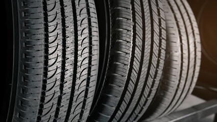 tire surface. automotive technology Transportation and driving safety