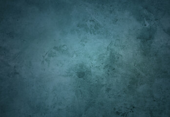 Blue Weathered Concrete Texture Background