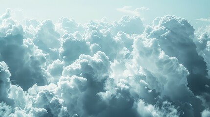 Naklejka premium Large gray clouds in the sky