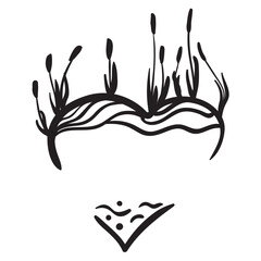 Heart SVG, Your Text Heart svg, Doodle Heart, Hand Drawn, Valentine Heart cut file Heart SVG Heart Bundle, Your Text Heart