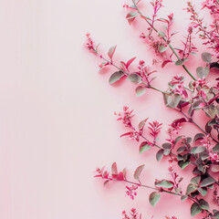 Fototapeta premium pink background for increase creativity