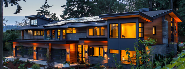 Renewable Residential Architecture: Sustainable and Stylish