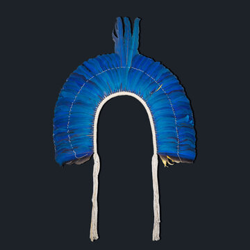 Cocar ind&iacute;gena  da Amazonia