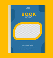 Modern book cover brochure template designs . Vector illustration.