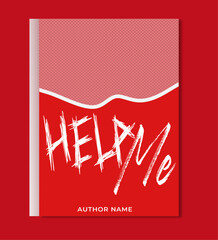 Business book cover, flyer, poster, brochure, magazine cover template. 