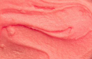 Berry yoghurt ice cream. Smoothies from fresh fruits and berries. Ice cream texture. Delicious...