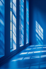 Obraz premium Social media banners for a business platform, using a blue gradient to encourage professional engagement,