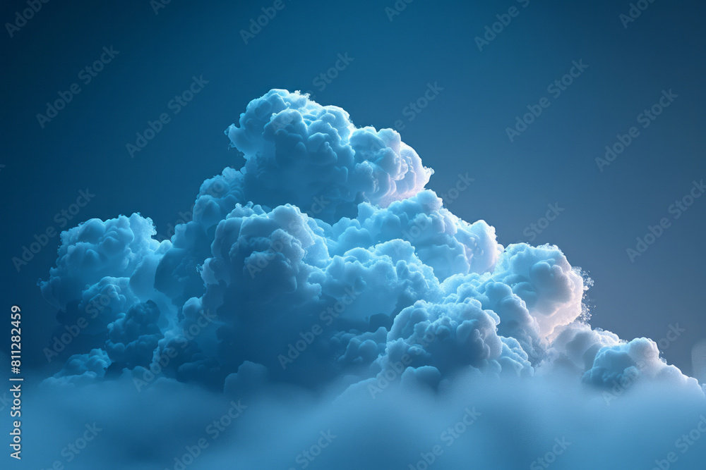 Aufkleber Website background for a cloud computing service, utilizing a subtle gray gradient for depth,