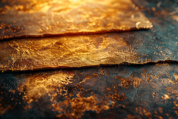 Luxury real estate brochure cover with a gradient from light gold to deep bronze, evoking exclusivity and wealth,