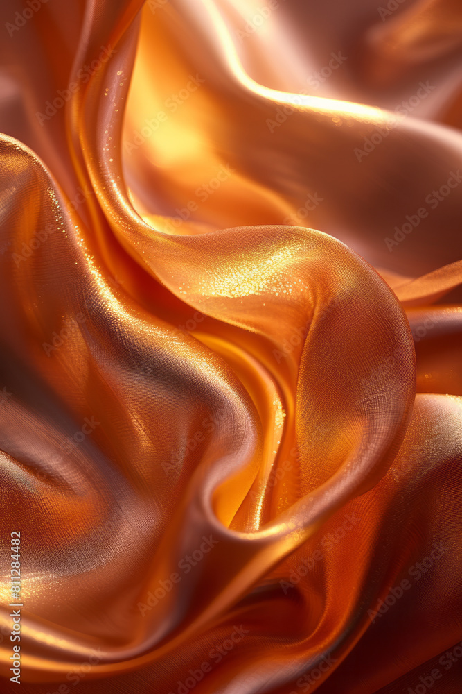 Poster cover design for an annual corporate report, using a gold to bronze gradient to reflect a successful