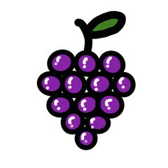 illustration of grapes