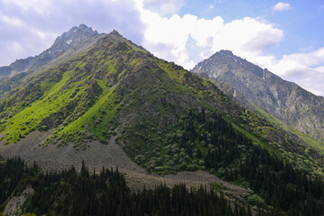 landscape with clouds