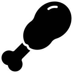 chicken solid icon