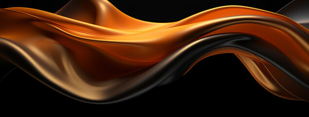 Abstract Silk Elegance in Motion