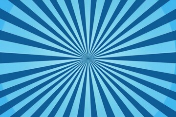 Fototapeta premium Blue Comic Pop Art Background with rays of light, blue background Generative AI