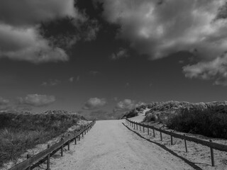Die insel Ameland in den Niederlanden