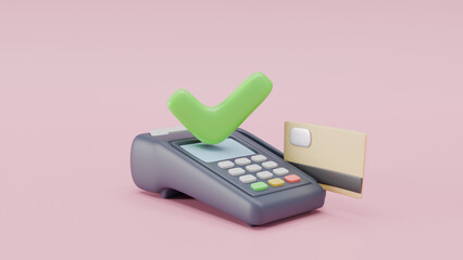 Terminal payment transaction succesful. Credit card payment