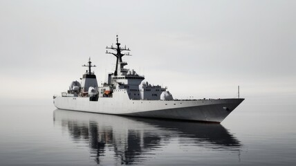 Naklejka premium the ship in the harbor