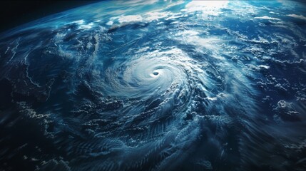 Hurricane  over Atlantics