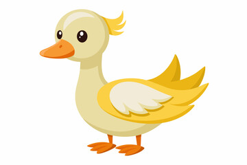 goose cartoon vector illustration