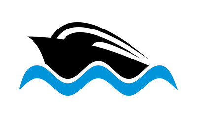 ship boat vector logo