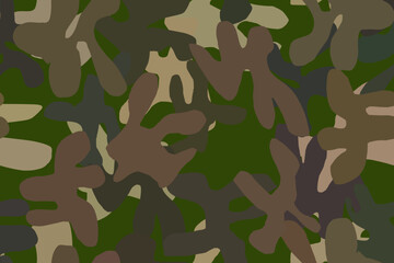 Fototapeta premium Military Vector Camoflage. Seamless Paint. Dirty Hunter Pattern. Modern Seamless Camouflage. Digital Grey Camouflage. Abstract Tree Print. Fabric Green Pattern. Urban Camo Print. Camo Khaki Grunge.