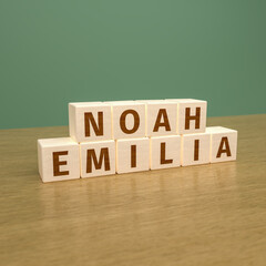 The most popular first names for babies in Germany were in 2022 and 2023 Noah for boys and Emilia...