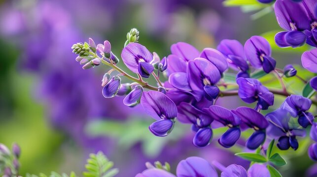 Purple flowers of Vicia cracca