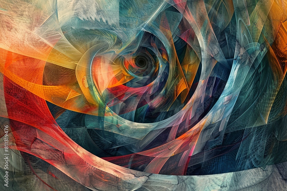 Aufkleber explore the intriguing world of abstract concepts, where ideas transcend the boundaries of form and 