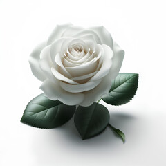 Single white rose flower background image