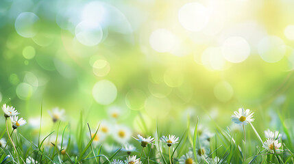 Fototapeta na wymiar fondo representando alegría tranquilidad y felicidad paisaje iluminado con destellos de luz del sol abajo plantas y flores selectas 