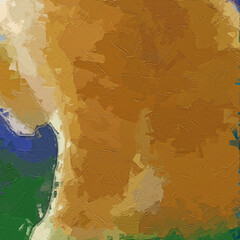 Oil paintings and various flowers, cats, dogs, lotus leaves, plum blossoms, birds, and ponds are beautiful