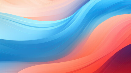 warm and blue color background abstract art 