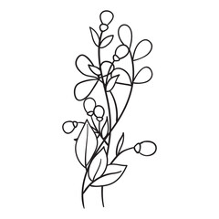 Wildflowers svg, Floral svg, Wild flower svg, flower sketch svg, Bouquet svg bundle, minimalist bouquet svg, botanical svg, field plants svg, floral leaves svg, branches svg, Bouquet svg