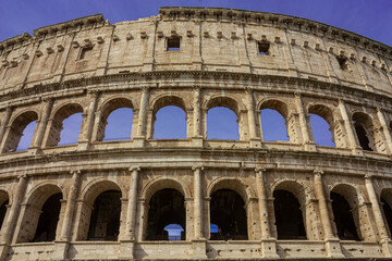 Fototapeta premium Partial view of the Colosseum