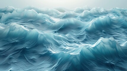 Grainy gradient background noise texture effect seamless colors abstract wave design in teal.